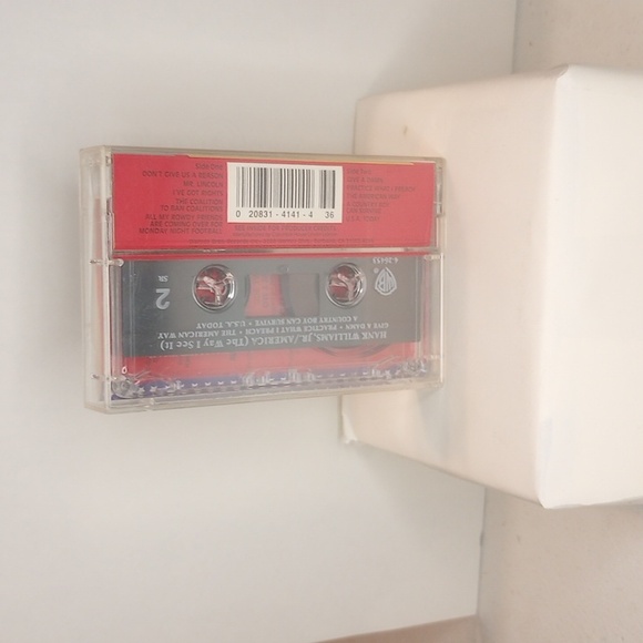 Hank Williams Jr America the way I see it vintage cassette tape Warner Bros - Picture 2 of 9